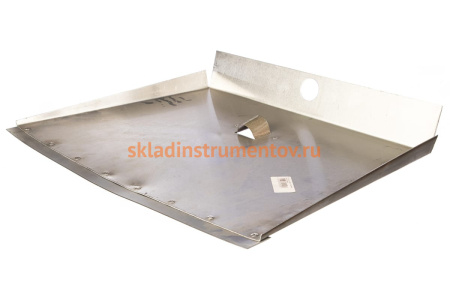 Алюминиевая лопата для снега без черенка Спец Движок 3-бортная, 500х600 мм КПБ-3Б-500Н