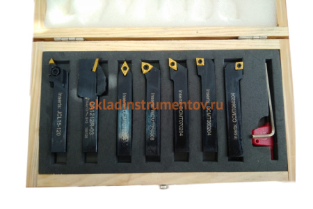 Резцы со сменными пластинами (7 шт; 12х12 мм) MetalMaster 17054