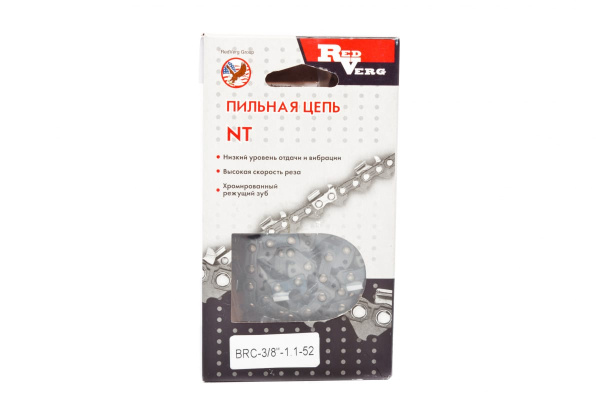 Цепь 52 звена, 3/8", 1,1 мм REDVERG 5024979