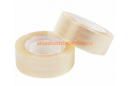 Клейкие ленты BRAUBERG 19 мм х 33 м, канцелярские, комплект 12 шт., прозрачные 223125