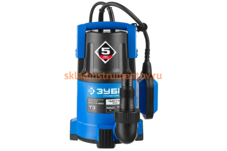 Погружной дренажный насос ЗУБР Профессионал НПЧ-Т3-550