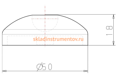 Диск для шарнирной опоры KIPP K0415.1050