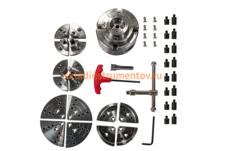 Патрон токарный 4-х кулачковый в наборе CK-3.75Z/S1 для деревообрабатывающих станков JET 59500061