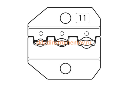 Пресс-клещи КВТ CTA-11 74853