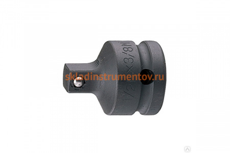 Переходник ударный с шариковым фиксатором (1/2"Fx3/8"M) KING TONY 4873P