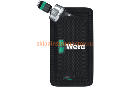 Реверсивная угловая отвертка WERA Kraftform Kompakt Pistol RA с набором бит 1/4 в ручке WE-051030