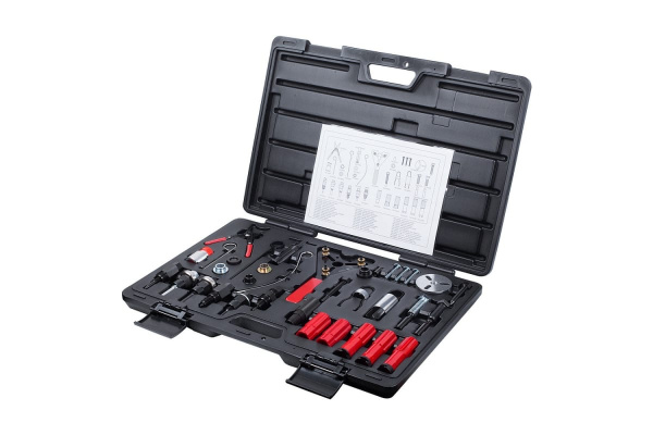 Набор для обслуживания компрессора кондиционера, кейс, 37шт МАСТАК 105-30037C