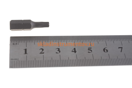 Вставка 5-гранная TORX с отверстием (TS20Hх25 мм; 1/4") JTC 1192520