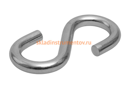 S-образный оцинкованный крюк 65 шт. (6 мм; ТФ5) Зубр 4-304565-06