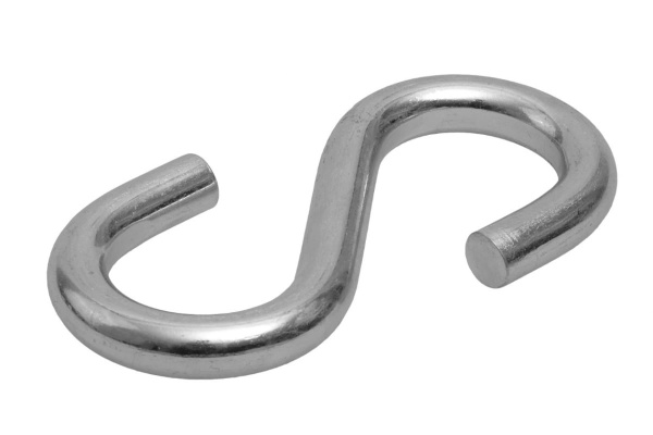 S-образный оцинкованный крюк 25 шт. (8 мм; ТФ5) Зубр 4-304565-08