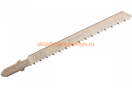 Пилка по дереву HC 12 R bi (5 шт; 100х7.8х1.27 мм; 75 мм; 10 TPI; BiM) WILPU 211500005