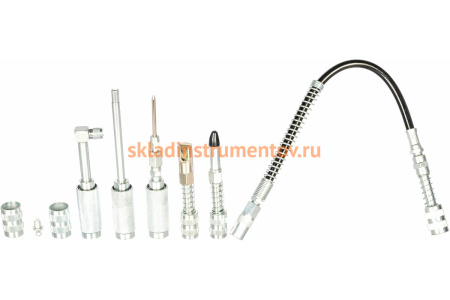 Многоцелевой набор адаптеров для смазки к ручным шприцам GROZ GR44950 - GAK/7