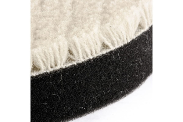 Насадка полировальная под липучку (125 мм, короткая плетеная шерстяная нить) MATRIX 75962