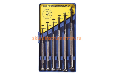 Набор отверток для точных работ Stayer STANDARD цельнометаллические, 6 предметов 2560-H6_z01