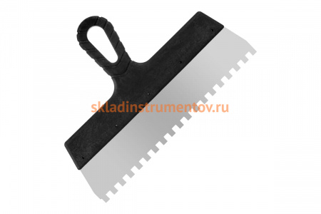 Фасадный зубчатый шпатель (300 мм, зуб 8x8 мм) РемоКолор 12-1-130