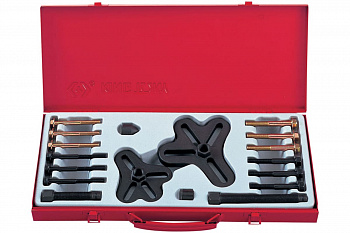 Набор инструментов для снятия шкивов, 25-125мм, 18шт KING TONY 9BG11