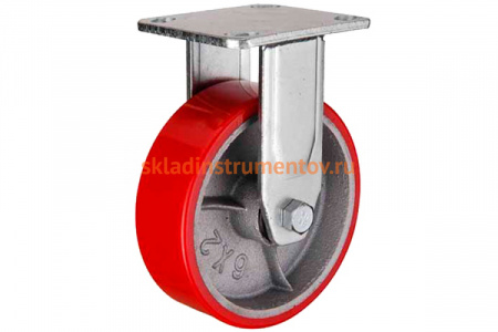 Большегрузное полиуретановое колесо неповоротное FCP 63 (150 мм; 360 кг) А5 1000107