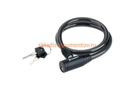 Тросовый универсальный замок 10х650мм MATRIX 91814