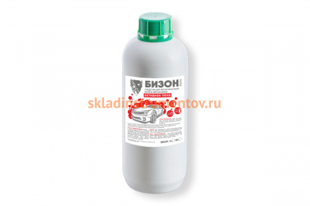 Автошампунь для бесконтактной мойки "Активная пена" 1 л Бизон 701101