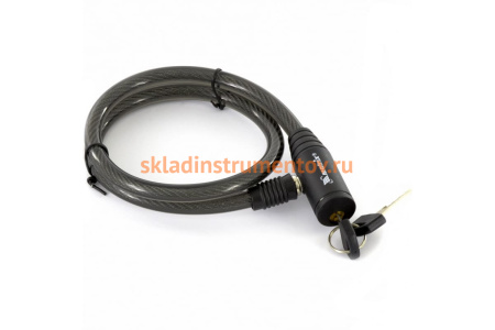 Тросовый универсальный замок 10х650мм MATRIX 91814