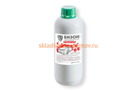 Автошампунь для бесконтактной мойки "Активная пена" 1 л Бизон 701101