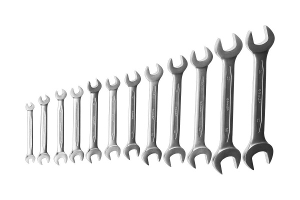 Набор рожковых гаечных ключей 6х32мм, 12шт Зубр ПРОФИ 27027-H12