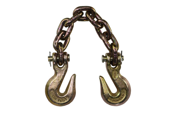 Тяговая цепь с крюками для слесарных работ WIEDERKRAFT соединитель цепей, 6 т длина 45 см WDK-0504