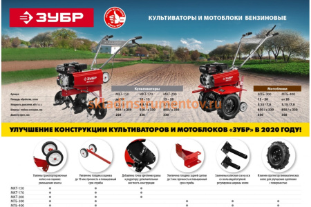 Бензиновый мотоблок ЗУБР МТБ-400 Бензиновый мотоблок ЗУБР МТБ-400