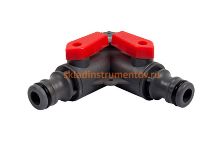 Разветвитель двухканальный (1/2"; 3/4") QUATTRO ELEMENTI 646-027