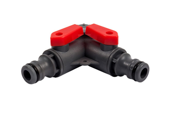 Разветвитель двухканальный (1/2"; 3/4") QUATTRO ELEMENTI 646-027