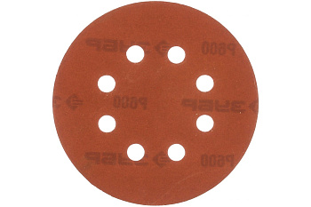 Круг шлифовальный универсальный 5 шт. (125 мм; Р600) "МАСТЕР" Зубр 35562-125-600