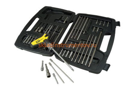 Набор отвертка со вставками 43 шт в футляре Stanley FATMAX 0-96-222