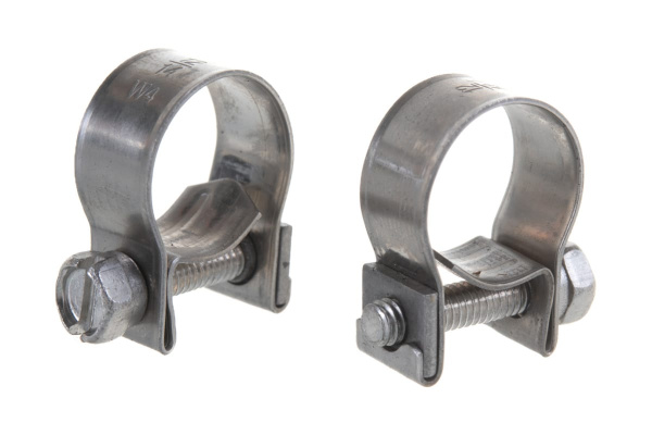 Металлические хомуты СИБРТЕХ, MINI 12-14мм, ширина 9мм, винтовой, W4, 2шт 475043