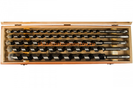 Набор змеевидных свёрл по дереву (5 шт.) ЗУБР 2948-450-H5