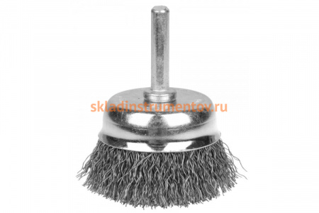 Щетка "ЭКСПЕРТ" чашечная для дрели 50 мм Зубр 35253-050_z01