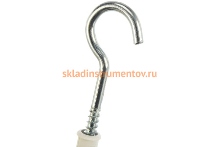 Распорный дюбель Зубр МАСТЕР тип ЕВРО с шурупом-полукольцом, 10х50 / 6х90 мм, 4 шт 30686-10-50