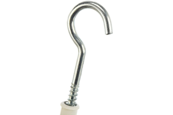 Распорный дюбель Зубр МАСТЕР тип ЕВРО с шурупом-полукольцом, 10х50 / 6х90 мм, 4 шт 30686-10-50