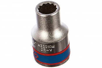 Головка торцевая стандартная двенадцатигранная 1/2", 10 мм KING TONY 433010M