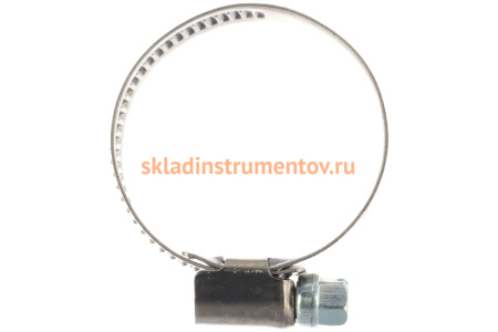 Червячный хомут JTC 25-40мм, нержавеющая сталь, ширина ленты 9мм ZN40