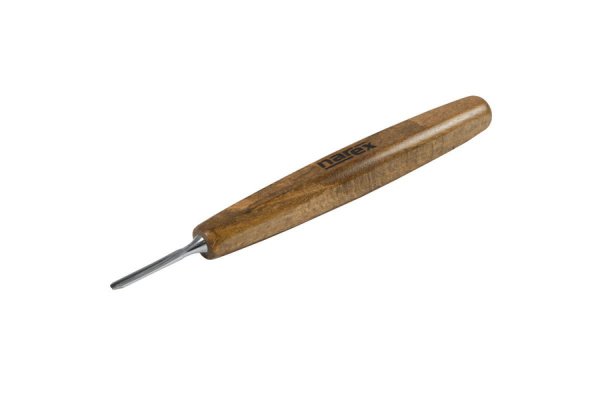 Резец для мелкой резьбы по дереву NAREX PROFI полукруглый 2х40 мм 824112