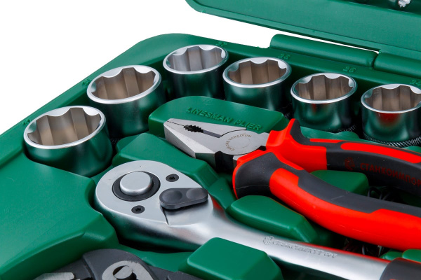 Набор инструментов Станкоимпорт 87 предметов НАБ.14.12.87