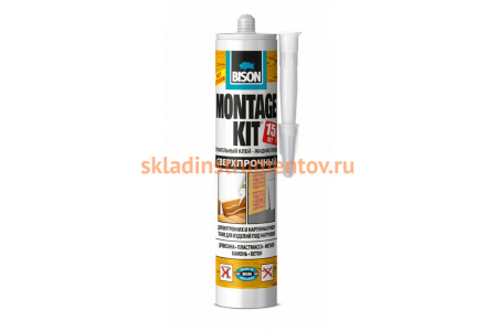Клей BISON MONTAGEKIT SUPER STRENGTH CRT 350G 6304336