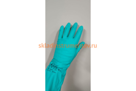Нитриловые химически стойкие перчатки Jeta Safety размер 9/L JN711-L