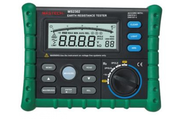 Цифровой измеритель сопротивления заземления Mastech MS2302 65296