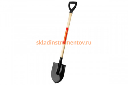Штыковая лопата, деревянный черенок, с рукояткой GRINDA 421823_z01