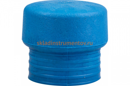 Сменный боек Зубр ЭКСПЕРТ для сборочных молотков синий мягкий для сборки чувствительных к давлению конструкций 40 мм 20441-40-1