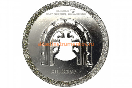 Полотно алмазное отрезное по керамике и керамограниту Round El-P 80 мм Hilberg HR4180