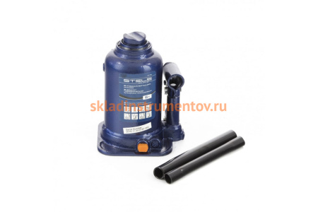 Гидравлический бутылочный телескопический домкрат 6 т, подъем 170-430 мм STELS 51146