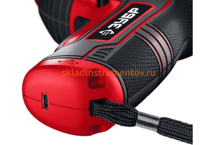 Аккумуляторная отвертка с битами ЗУБР ViX О-Е-3.6 ЛиМ2