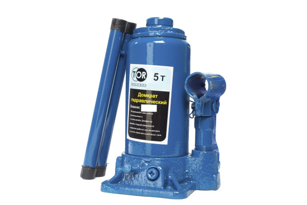 Гидравлический домкрат TOR ДГ-5 г/п 5 т в пластиковом кейсе 1006114